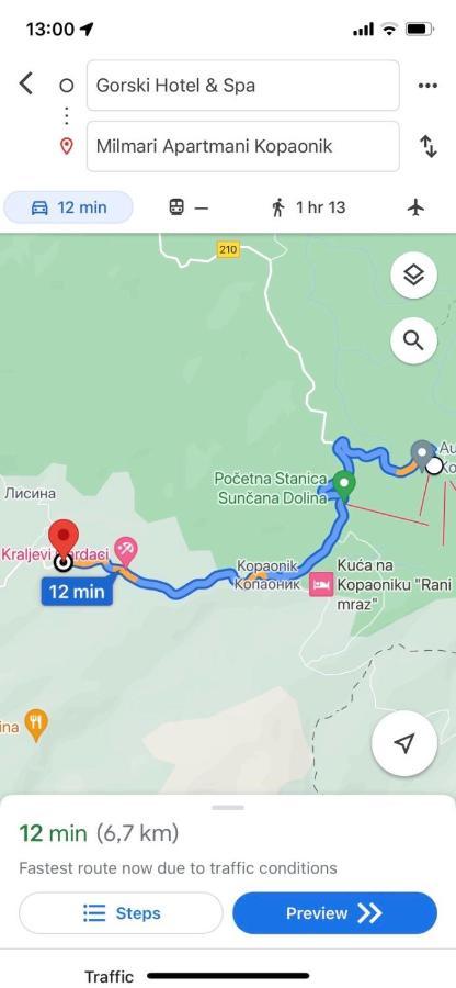Apartman Pahuljica 카파오닉 외부 사진